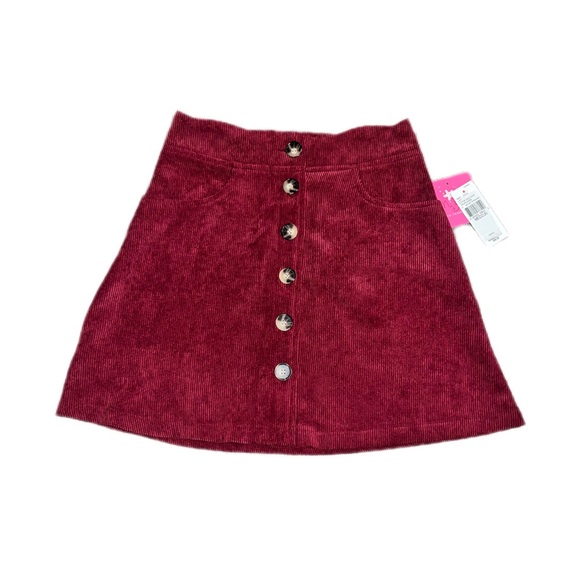 In girl NWT Fall Button Through Corduroy Skirt - Picture 1 of 4